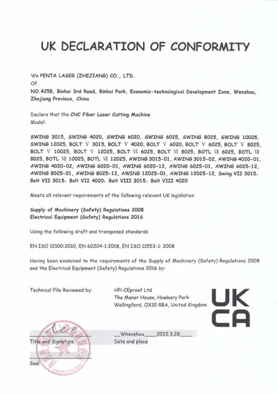 Certification