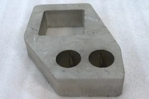 Stainless steel air-assisted laser cutting